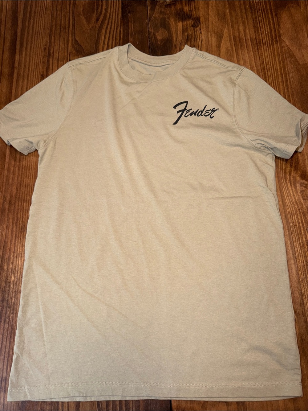 Fender Men’s Light Cream Logo Tee